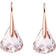 Swarovski Lunar Drop Earrings - Rose Gold/Pink