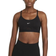 Nike Dri-FIT Indy Light-Support Padded U-Neck Sports Bra - Black/White