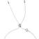 Swarovski Chroma Octagon Cut Necklace - Silver/Pink