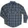 Smith Plaid 2-Pocket Flannel Shirt - Blue Medium