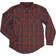 Smith Plaid 2-Pocket Flannel Shirt - Red Medium/Gray