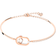 Swarovski Sparkling Dance Oval Bracelet - Rose Gold/Transparent