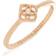 Kendra Scott Fleur Ring - Rose Gold/Diamond