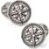 Ox and Bull Antique Compass Cufflinks - Silver