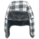 Hudson Trapper Hat, Mitten and Bootie Set - Charcoal White Plaid (10159385)