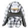 Hudson Trapper Hat, Mitten and Bootie Set - Charcoal White Plaid (10159385)