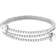 Swarovski Twisty Bangle Bracelet - Silver/Transparent