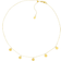 Saks Fifth Avenue Disc Station Necklace = Gold