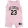 Nike Infant Jordan Jersey Romper - Pink Foam/Black (656169-A9)