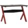 Studio Designs Overlord Gaming Desk - Black/Red