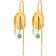Pernille Corydon Ocean Hope Earrings - Gold/Pearl/Aventurine