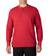 Smith Extended Tail Mini Thermal Knit Henley Pullover - Dark Red