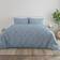 Home Collection Pinch Pleat 2-pack Duvet Cover Blue (238.76x187.96)