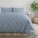 Home Collection Pinch Pleat 2-pack Duvet Cover Blue (238.76x187.96)