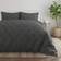 Home Collection Pinch Pleat 2-pack Duvet Cover Gray (238.76x187.96)