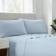 Serta Simply Clean Bed Sheet Blue
