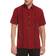 Cubavera Pick Stitch Panel Shirt - Biking Red