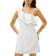 French Connection Whisper One Shoulder Ruffled Dress - Summer White