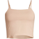 Skin Gia Stretch Cotton Crop Camisole Top - Macadamia