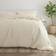 Garment Washed Solid 3-pack Duvet Cover Beige (284.48x248.92)