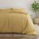 Garment Washed Solid 3-pack Duvet Cover Gold (284.48x248.92)