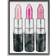 Stupell Industries Three Pink Lipsticks Framed Framed Art 11x14"