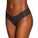 Cosabella Never Say Never Printed Cutie Low Rise Thong - Black Panther