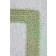 Better trends Hotel Collection Bath Rug 2 pcs Green, White 17x24"