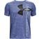 Under Armour Kid's Tech Split Logo Hybrid SS T-shirt - Royal/Black (1363279-400)