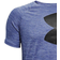Under Armour Kid's Tech Split Logo Hybrid SS T-shirt - Royal/Black (1363279-400)