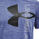 Under Armour Kid's Tech Split Logo Hybrid SS T-shirt - Royal/Black (1363279-400)