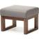 Baxton Studio Yashiya Seating Stool 16.4"