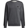 Adidas Essentials Fleece 3-Stripes Sweatshirt - Dark Grey Heather/Black