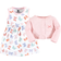 Hudson Cotton Dress and Cardigan Set - Pastel Butterfly (10116643)