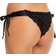 Cosabella Never Say Never Tie Me Up Brazilian Thong - Black