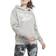 Reebok Women Identity Logo Fleece Pullover Hoodie - Medium Grey Heather