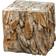 Uttermost Teak Root Bunching Cube Small Table 17x17"