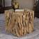 Uttermost Teak Root Bunching Cube Small Table 17x17"