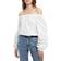 Sanctuary Blossom Cotton Off The Shoulder Top - White