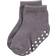 Touched By Nature Organic Cotton Socks with Non-Skid Gripper for Fall Resistance - Solid Black (10763161)