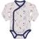 Asher and Olivia Baby Boy's Long-Sleeve Kimono Bodysuit 3-pack - Blue