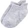 Touched By Nature Organic Cotton Socks with Non-Skid Gripper for Fall Resistance - Solid Black Gray (10763149)