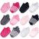 Touched By Nature Organic Cotton Socks with Non-Skid Gripper for Fall Resistance - Pink Black (10763169)