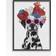 Stupell Industries Dalmatian Flower Crown & Round Sunglasses Framed Art 11x14"