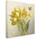 Yellow French Tulips Wall Decor 18x18"