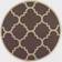 Safavieh Courtyard Quatrefoil Brown 63"