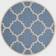 Safavieh Courtyard Quatrefoil Blue 63"