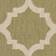 Safavieh Courtyard Quatrefoil Green, Beige 79x79"