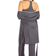 Cosabella Bella Curvy 3 Piece Set with Robe - Anthracite/Ivory