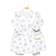 Hudson Baby Quilted Cotton Dress and Leggings - Silver Snowflakes (10119392)